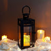 Black Candle Holder Lanterns For Indoor Outdoor Home Decor