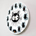 Black Cats Joy Style Wall Clock Kittens Art Silent Cartoon