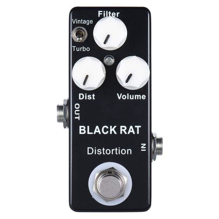 Black Rat Distortion Mini Guitar Effect Pedal True Bypass
