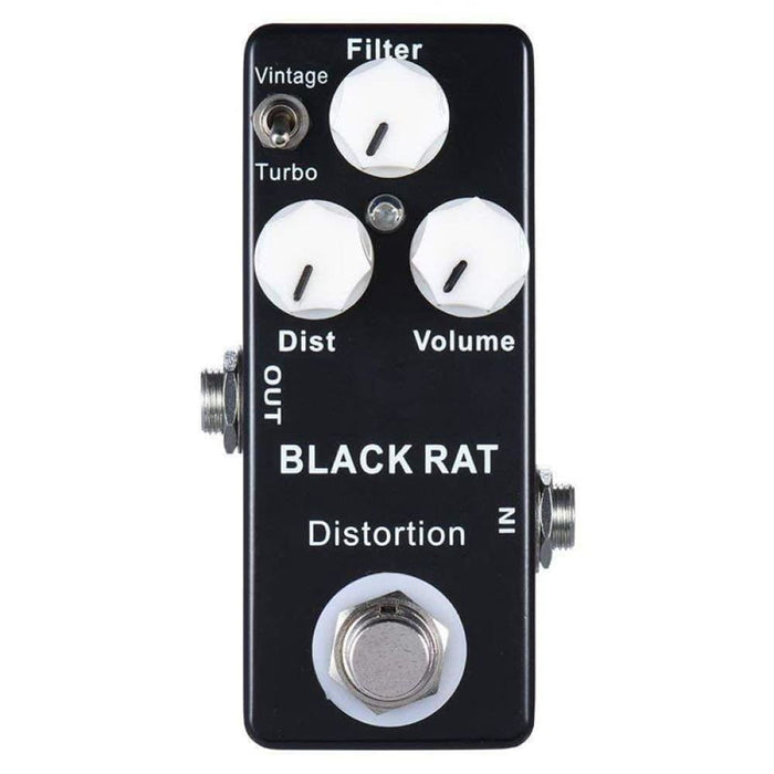 Black Rat Distortion Mini Guitar Effect Pedal True Bypass