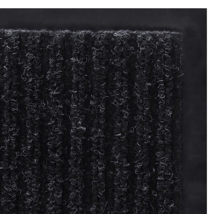 Black Pvc Door Mat 90 x 120 Cm Xaoxlp