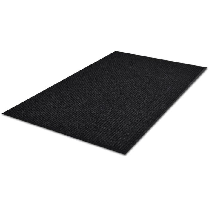 Black Pvc Door Mat 90 x 150 Cm Xaoxll