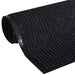 Black Pvc Door Mat 90 x 150 Cm Xaoxll