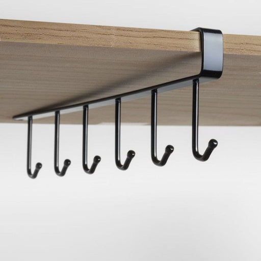Black Iron Hook With No Marks Or Nails For Storing Pots