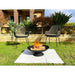 Black Lassen Cast Iron Fire Pit