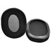 Black Leather Earbud Covers for Logitech g Pro x Headphones