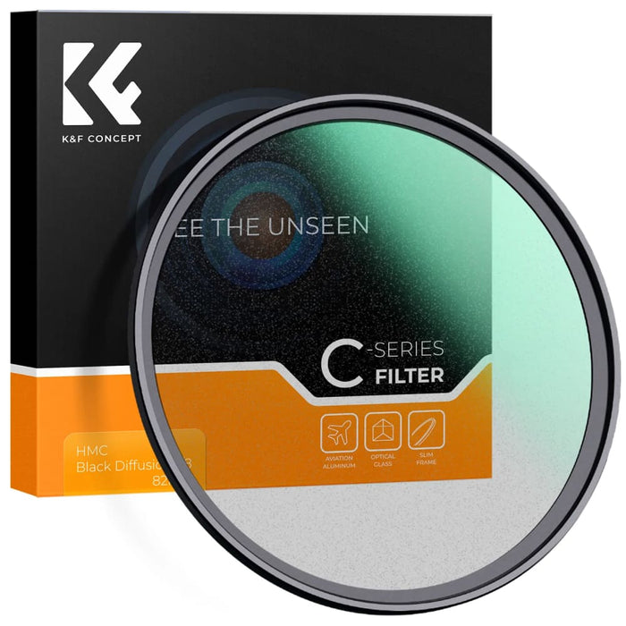 Black Mist Diffusion Lens Filter 1 4 8 Multi Coated 49mm