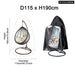 Black Patio Chair Cover Egg Swing Waterproof Dust Protector