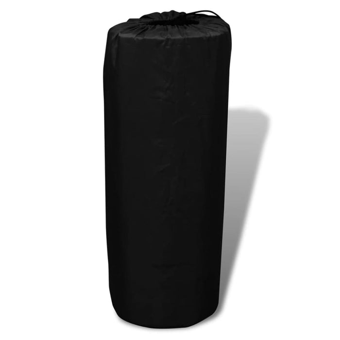 Black Self - inflating Sleeping Mat 190 x 130 5 Cm (double)
