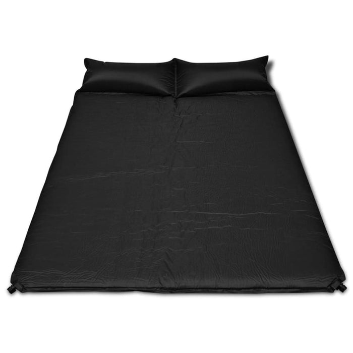 Black Self-inflating Sleeping Mat 190 x 130 5 Cm (double)