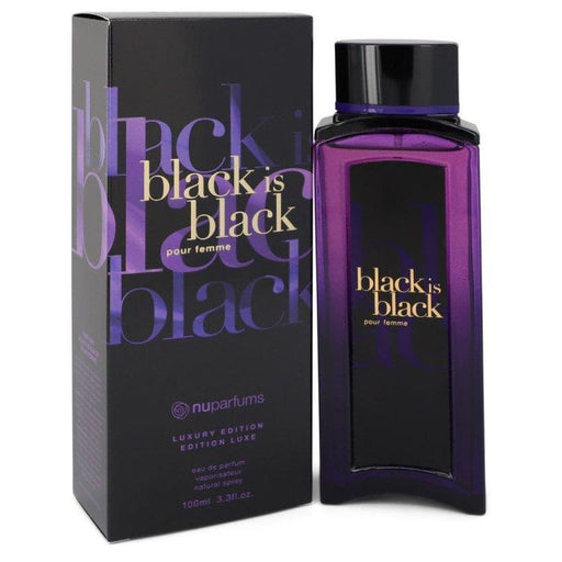 Black is Edp Spray by Nu Parfums for Women - 100 Ml