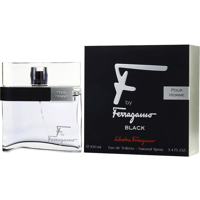 F Black Edt Spray by Salvatore Ferragamo for Men - 100 Ml