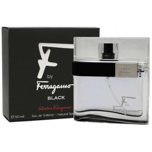 F Black Edt Spray by Salvatore Ferragamo for Men-50 Ml
