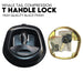 Black Whale Tail t Handle Lock Latch Compression Trailer