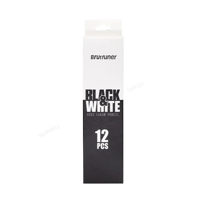 Black White Pencils Oil Based Colour Set