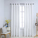 Blackout Curtains With Metal Rings 2 Pcs Off White 140x245