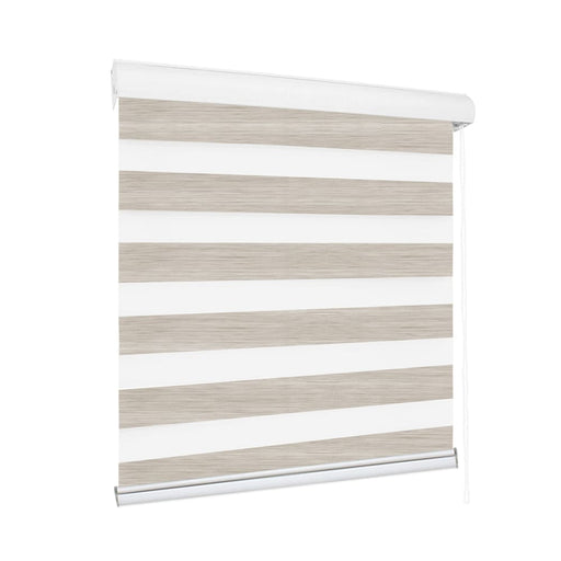 Blackout Zebra Roller Blind Curtains Double Window Sunshade