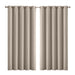 Goslash Picks 2x Blockout Curtains Panels 3 Layers Eyelet