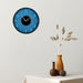 Blue Eyes Iris Opticianry Wall Clock Weird Macro Reptilian