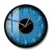 Blue Eyes Iris Opticianry Wall Clock Weird Macro Reptilian