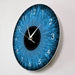 Blue Eyes Iris Opticianry Wall Clock Weird Macro Reptilian