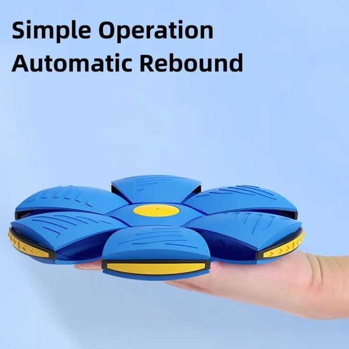 Blue Flying Saucer Ball Outdoor Parent Child Toy for Foot