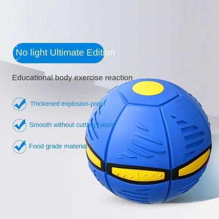 Blue Flying Saucer Ball Outdoor Parent Child Toy for Foot