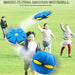 Blue Flying Saucer Ball Outdoor Parent Child Toy for Foot