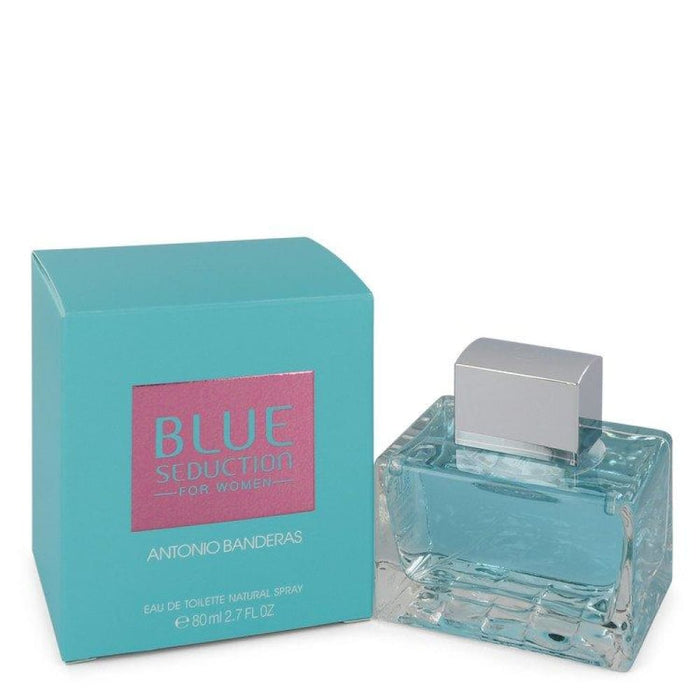 Blue Seduction Edt Spray By Antonio Banderas For Women - 80