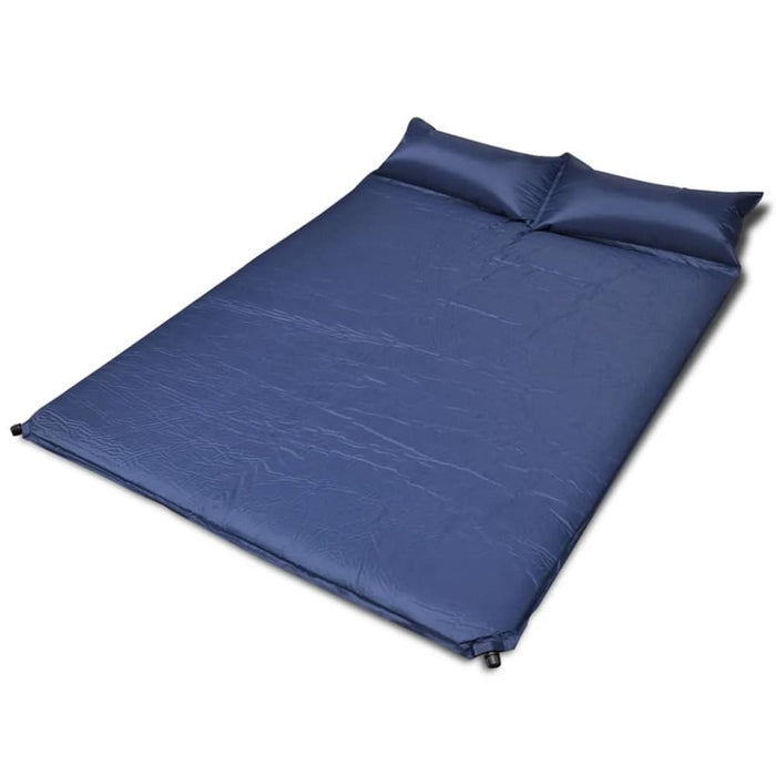 Blue Self-inflating Sleeping Mat 190 x 130 5 Cm (double)