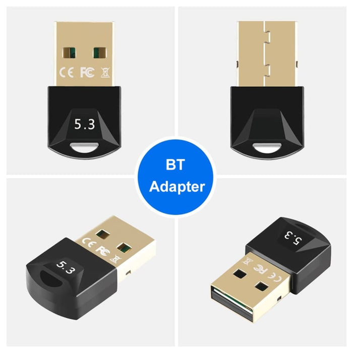 Usb Bluetooth 5.3 Adapter For Computer Pc Laptop Wireless