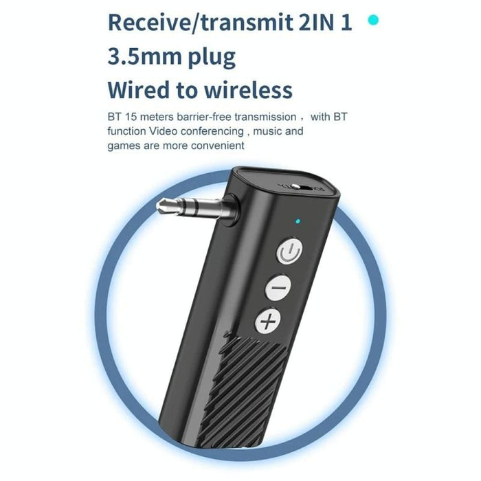 Bluetooth 5.3 Car Tf Playback Aux Receiver Transmitter