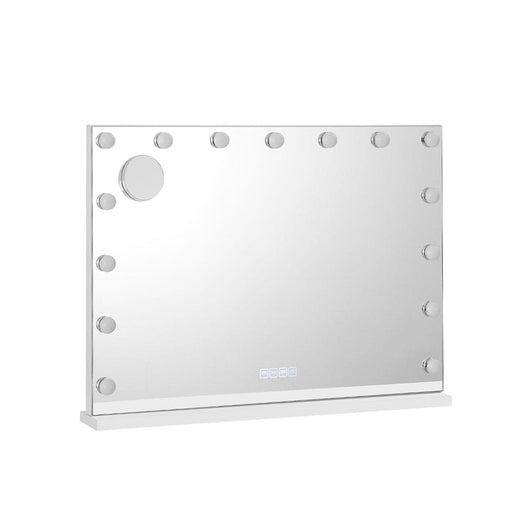 Bluetooth Makeup Mirror 80x58cm Hollywood With Light Vanity