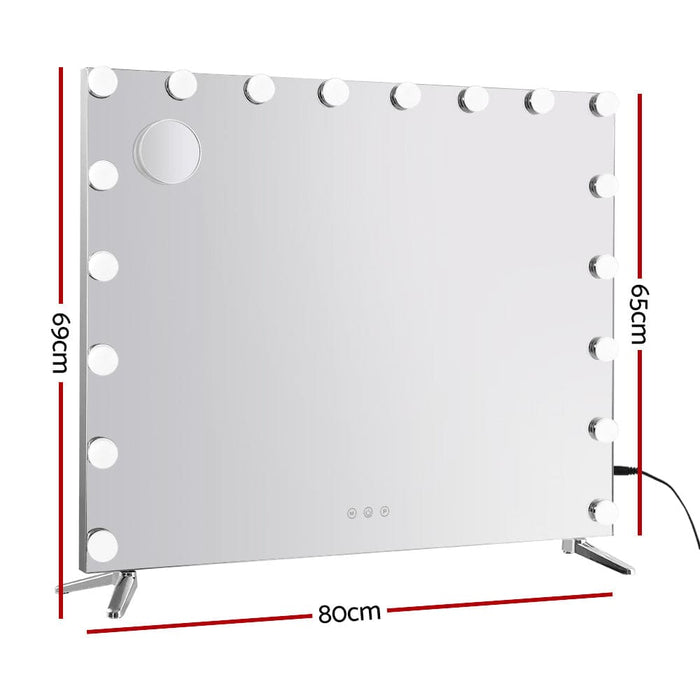 Bluetooth Makeup Mirror with Light Hollywood Led Wall