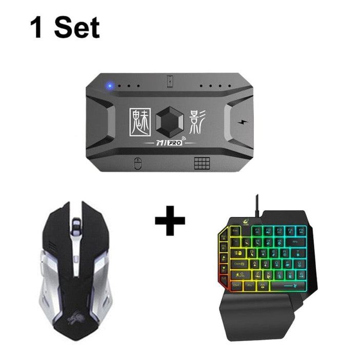 Bluetooth Plug And Play Gaming Keyboard Mouse Controller