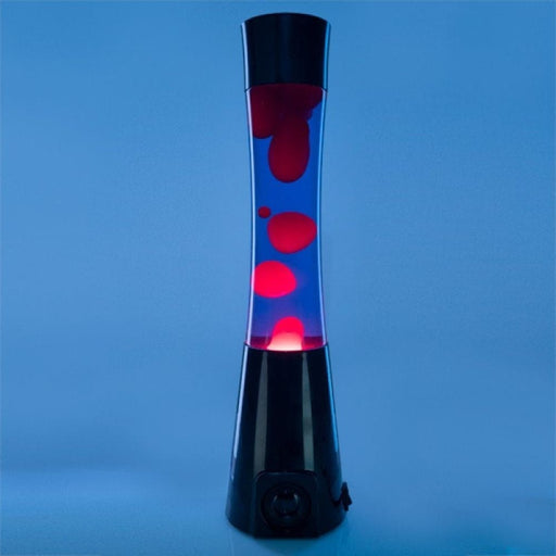 Bluetooth Speaker Lava Lamp Black Purple Red Motion