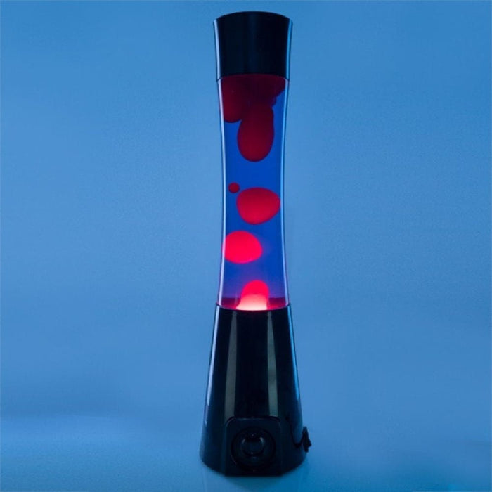 Bluetooth Speaker Lava Lamp Black Purple Red Motion