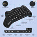 Bluetooth Wireless Mini Keypad Chatpad for Playstation 5