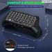 Bluetooth Wireless Mini Keypad Chatpad for Playstation 5