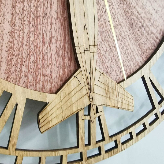 Boeing Kc - 135 Wooden Wall Clock