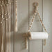 Boho Macrame Paper Towel and Toilet Holder