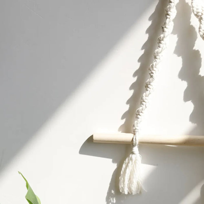 Boho Macrame Paper Towel and Toilet Holder