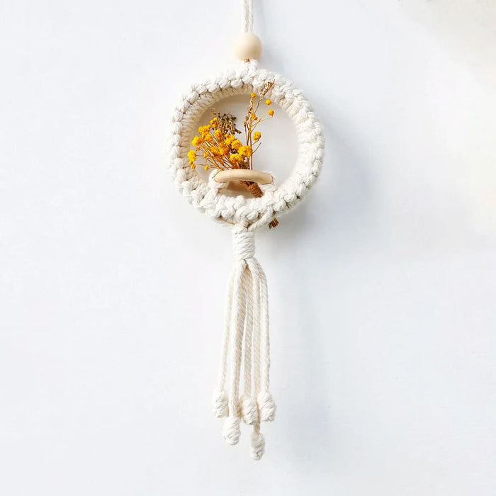 Boho Macrame Wall Hanging for Air Plants