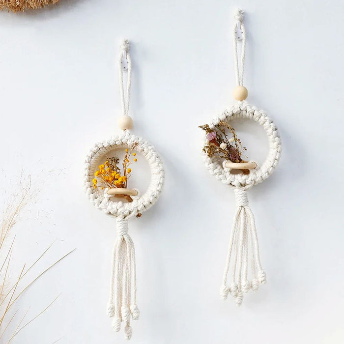 Boho Macrame Wall Hanging for Air Plants