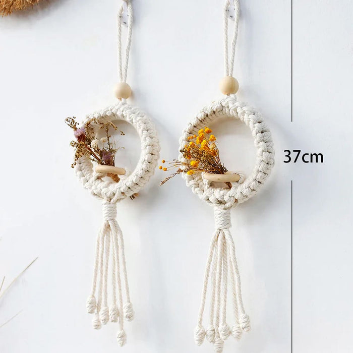 Boho Macrame Wall Hanging for Air Plants