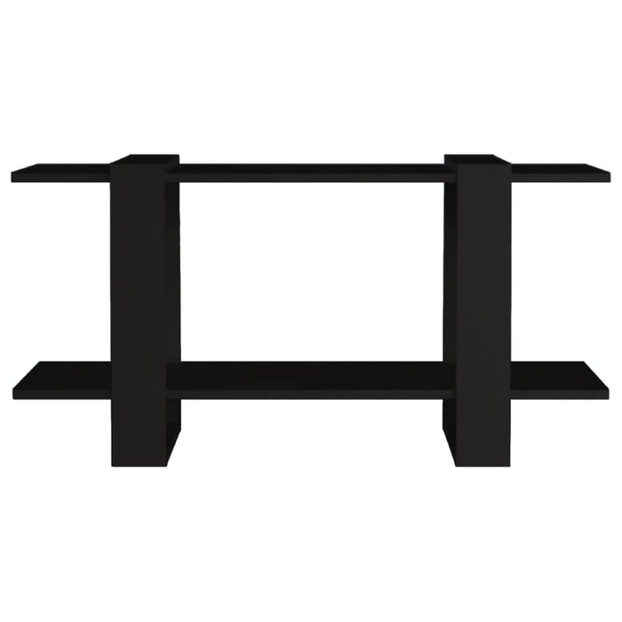 Book Cabinet Black 100x30x51 Cm Engineered Wood Nooppi