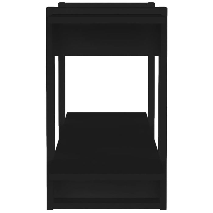 Book Cabinet Black 100x30x51 Cm Engineered Wood Nooppi