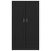 Book Cabinet Black 82.5x30.5x150 Cm Engineered Wood Nbxixa