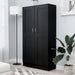 Book Cabinet Black 82.5x30.5x150 Cm Engineered Wood Nbxixa