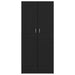 Book Cabinet Black 82.5x30.5x185.5 Cm Engineered Wood Nbxitt